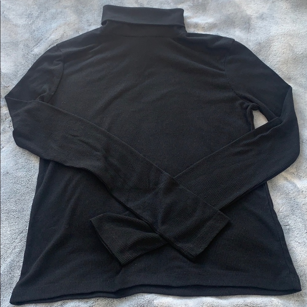 Ribbed turtle neck - Picture 2 of 2